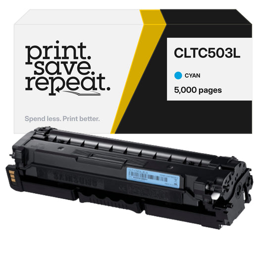 Samsung CLTC503L Cyan Premium Compatible Toner Cartridge [5,000 Pages]