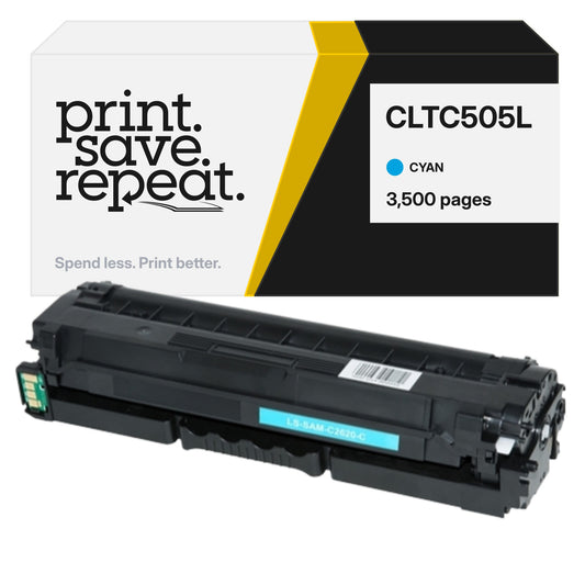 Samsung CLTC505L Cyan Premium Compatible Toner Cartridge [3,500 Pages]