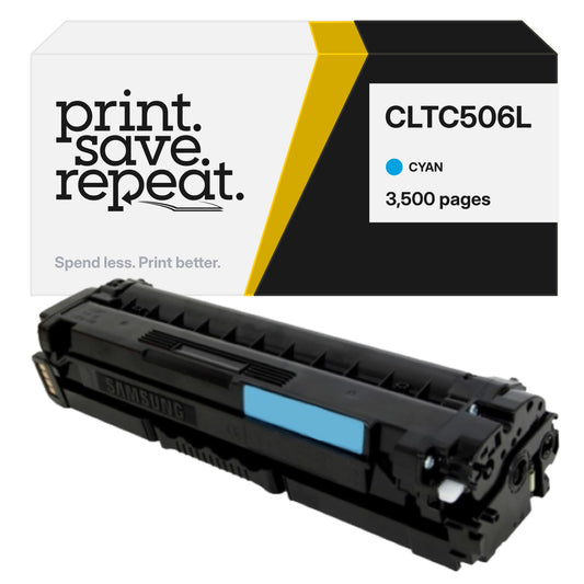 Samsung CLTC506L Cyan Premium Compatible Toner Cartridge [3,500 Pages]