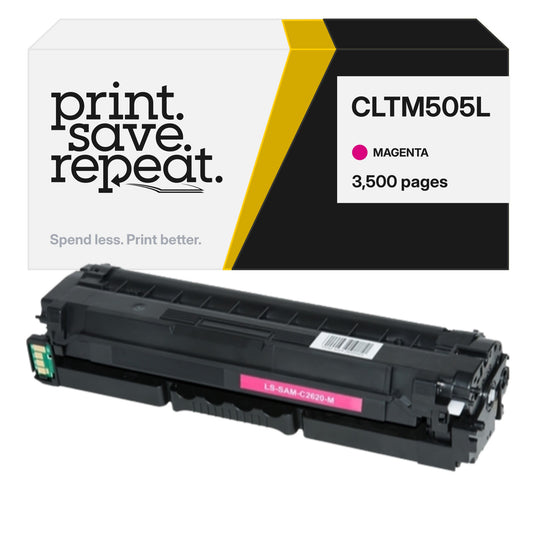 Samsung CLTM505L Magenta Premium Compatible Toner Cartridge [3,500 Pages]
