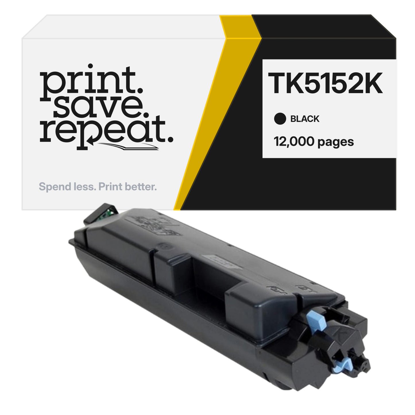Kyocera TK5152K Black Premium Compatible Toner Cartridge [12,000 Pages]
