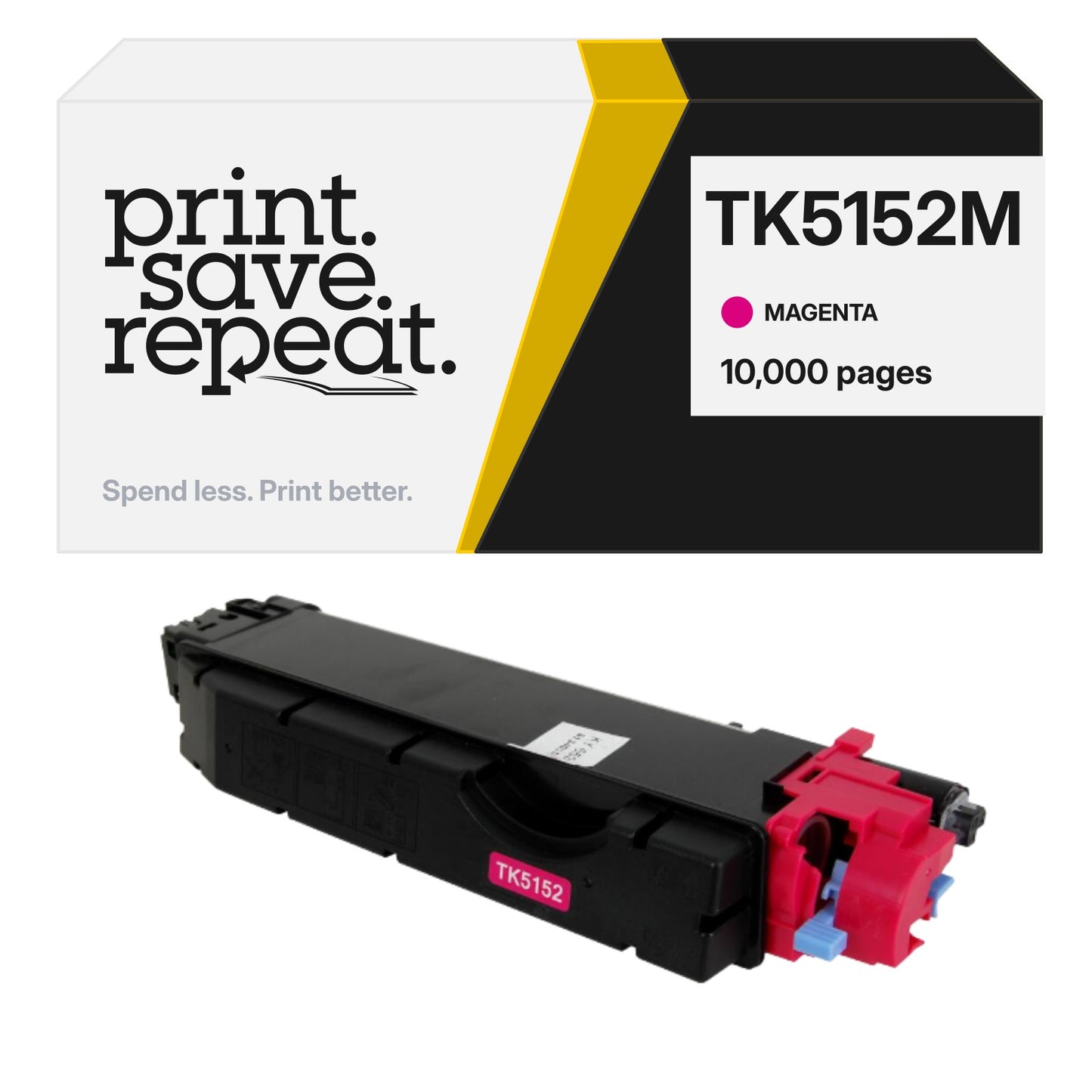 Kyocera TK5152M Magenta Premium Compatible Toner Cartridge [10,000 Pages]