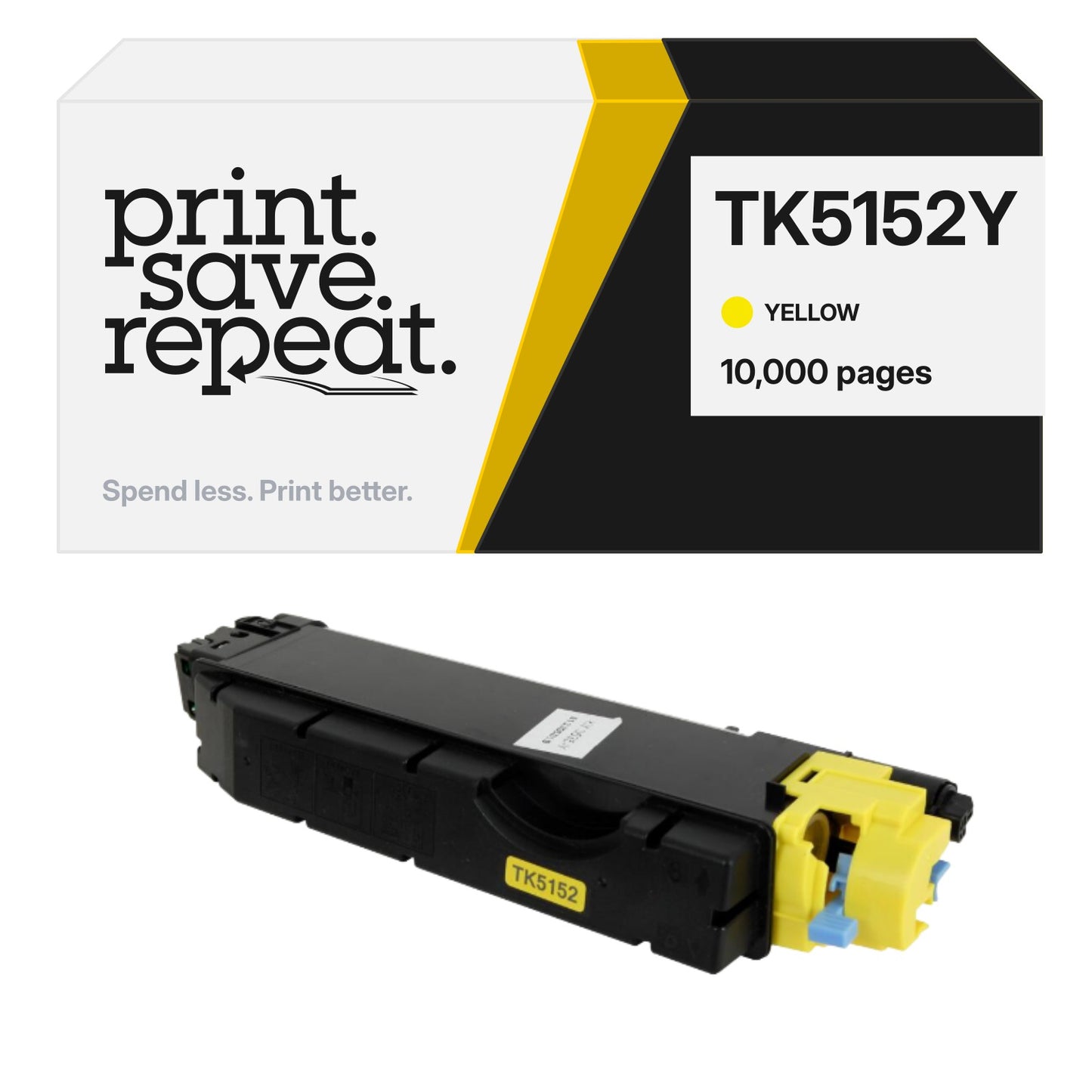 Kyocera TK5152Y Yellow Premium Compatible Toner Cartridge [10,000 Pages]