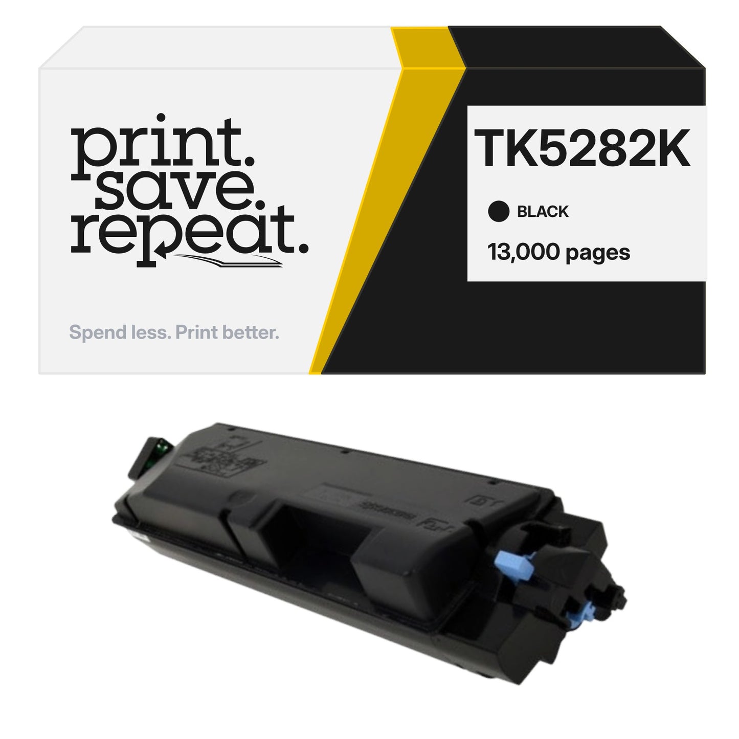 Kyocera TK5282K Black Premium Compatible Toner Cartridge [13,000 Pages]