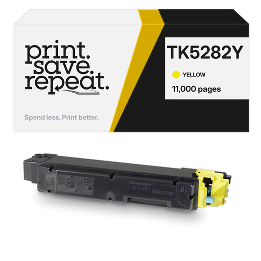 Kyocera TK5282Y Yellow Premium Compatible Toner Cartridge [11,000 Pages]