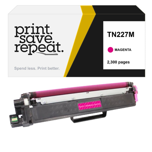 Brother TN227M High Yield Toner Cartridge - Premium Compatible - [2,300 Pages]