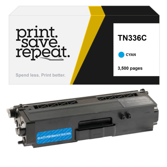 Brother TN336C High Yield Toner Cartridge - Premium Compatible - [3,500 Pages]