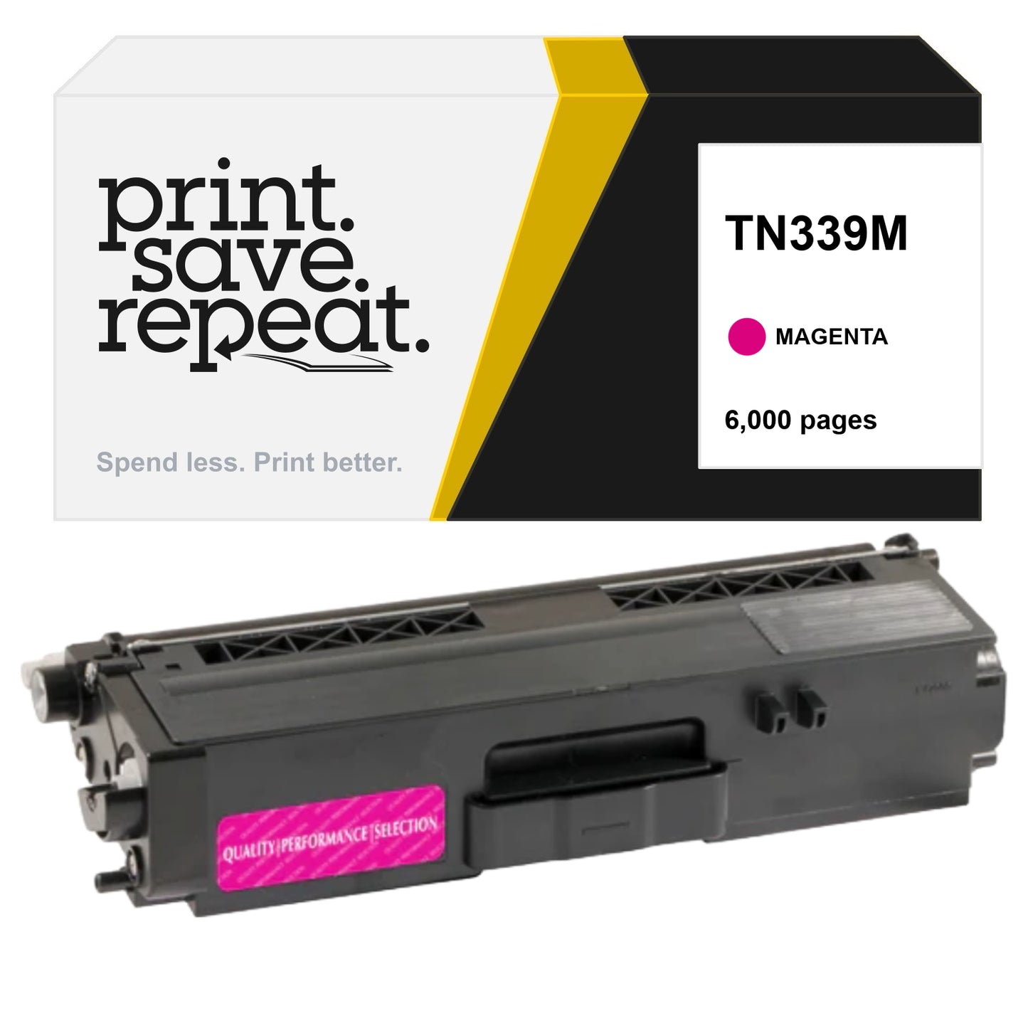 Brother TN339M Super High Yield Toner Cartridge - Premium Compatible - [6,000 Pages]