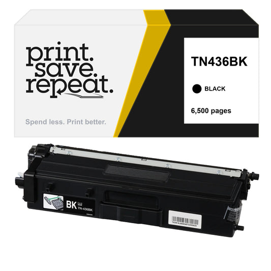 Brother TN436BK Super High Yield Toner Cartridge - Premium Compatible - [6,500 Pages]