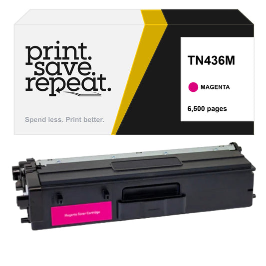 Brother TN436M Super High Yield Toner Cartridge - Premium Compatible - [6,500 Pages]