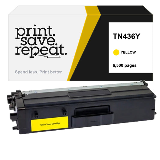 Brother TN436Y Super High Yield Toner Cartridge - Premium Compatible - [6,500 Pages]