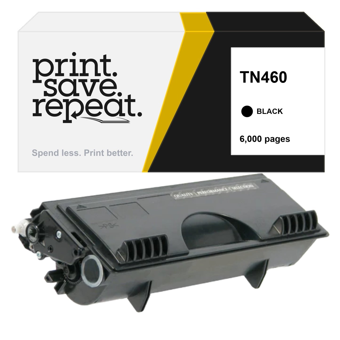 Brother TN460 High Yield Toner Cartridge - Premium Compatible - [6,000 Pages]