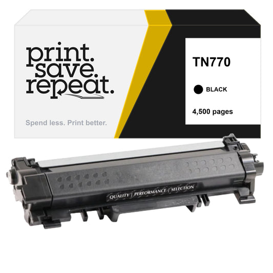 Brother TN770 High Yield Toner Cartridge - Premium Compatible - [12,000 Pages]