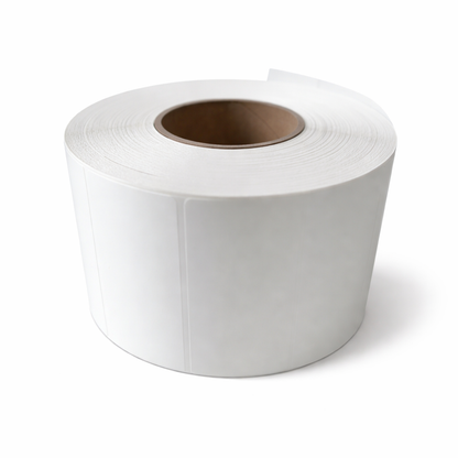 4" x 2" White Thermal Transfer Labels on 3" Core – 4 Rolls of 3,000 Labels
