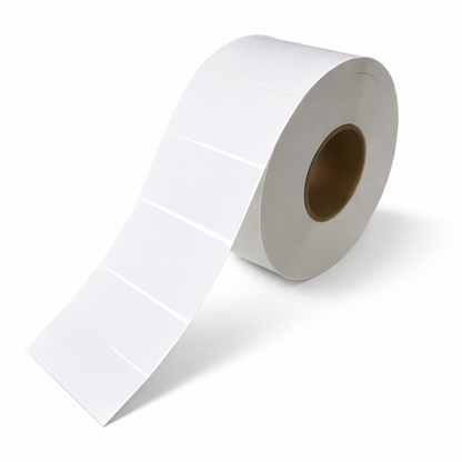 4" x 2" White Thermal Transfer Labels on 3" Core – 4 Rolls of 3,000 Labels