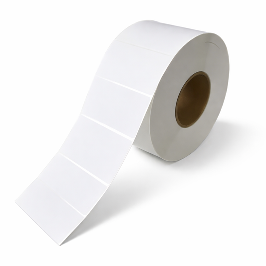 4" x 2" White Thermal Transfer Labels on 3" Core – 4 Rolls of 3,000 Labels