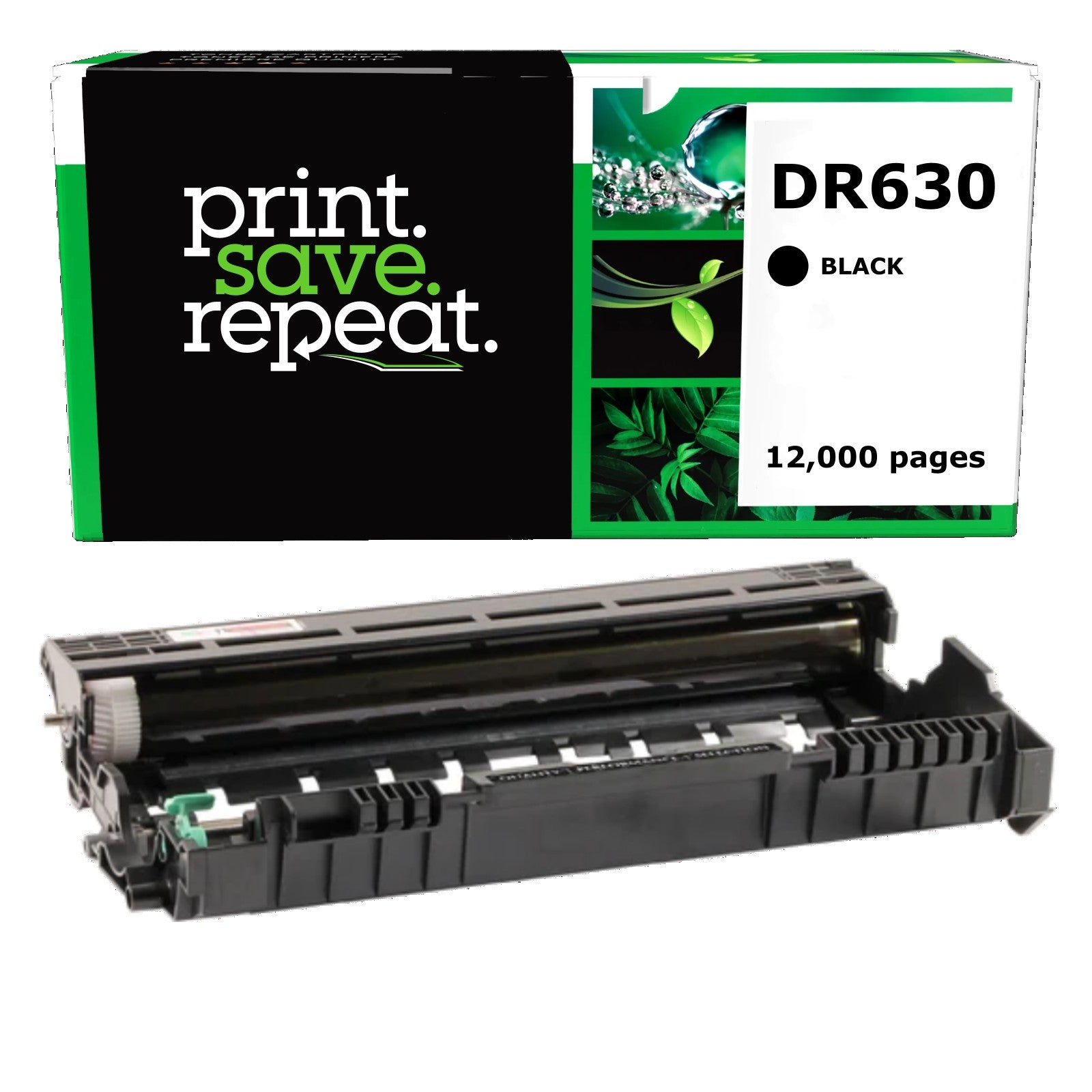 Brother DR-630 Remanufactured Drum Unit [12,000 Pages]