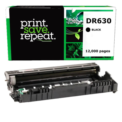 Brother DR-630 Remanufactured Drum Unit [12,000 Pages]