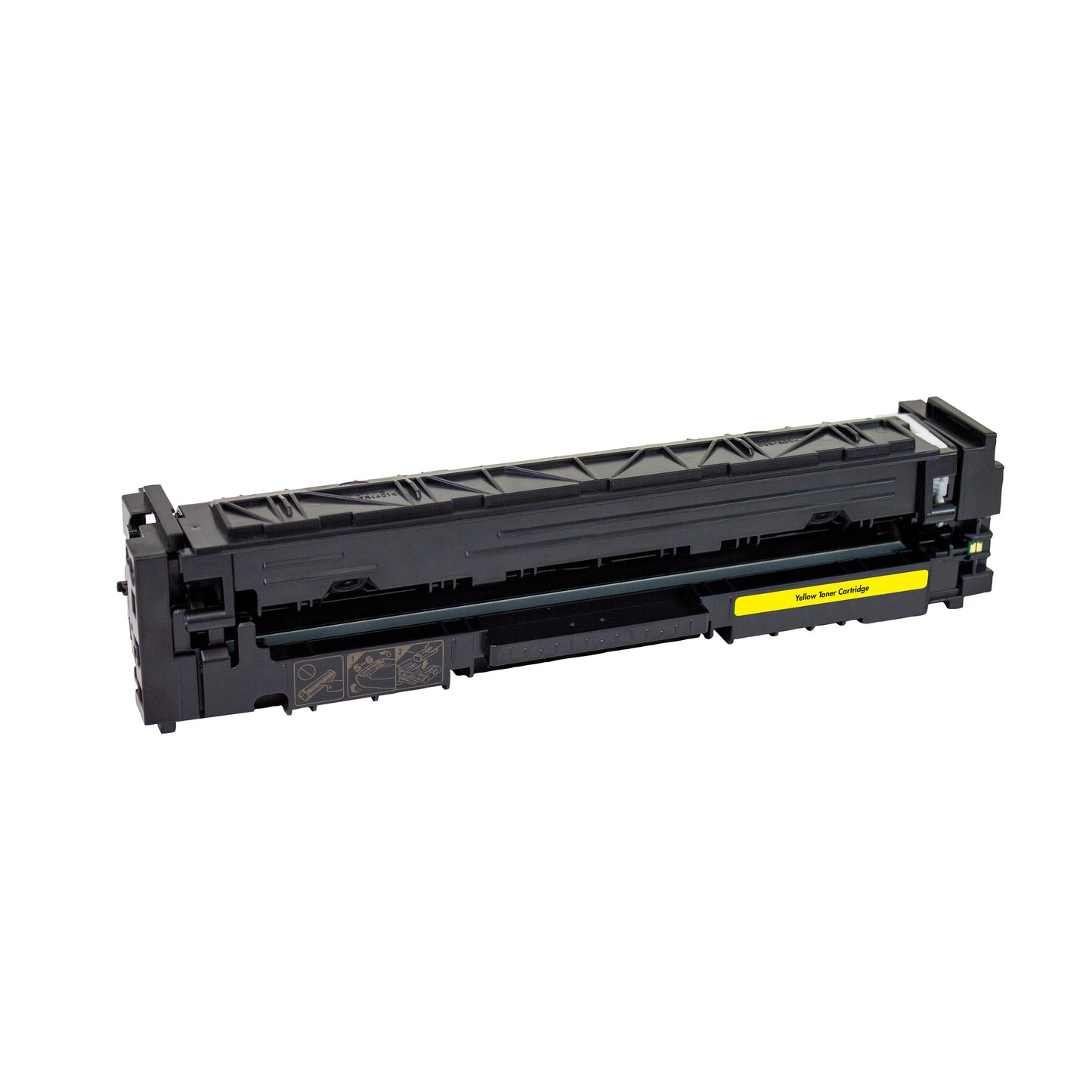 HP 202X (CF502X) Yellow High Yield Remanufactured Toner Cartridge [2,500 pages]