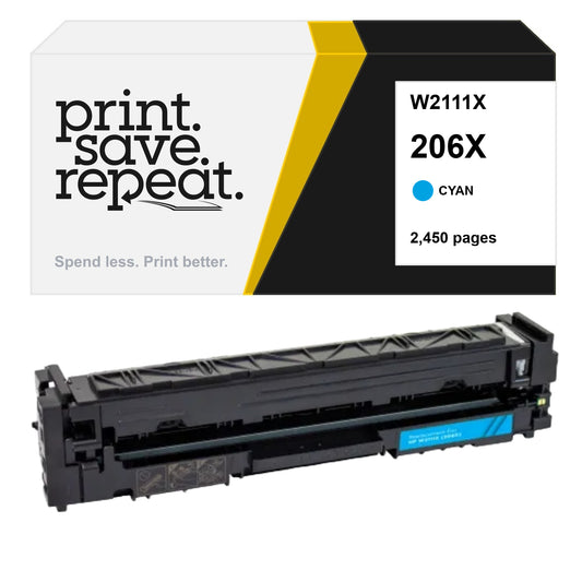 HP 206X Cyan Compatible Toner Cartridge [2,450 Pages]