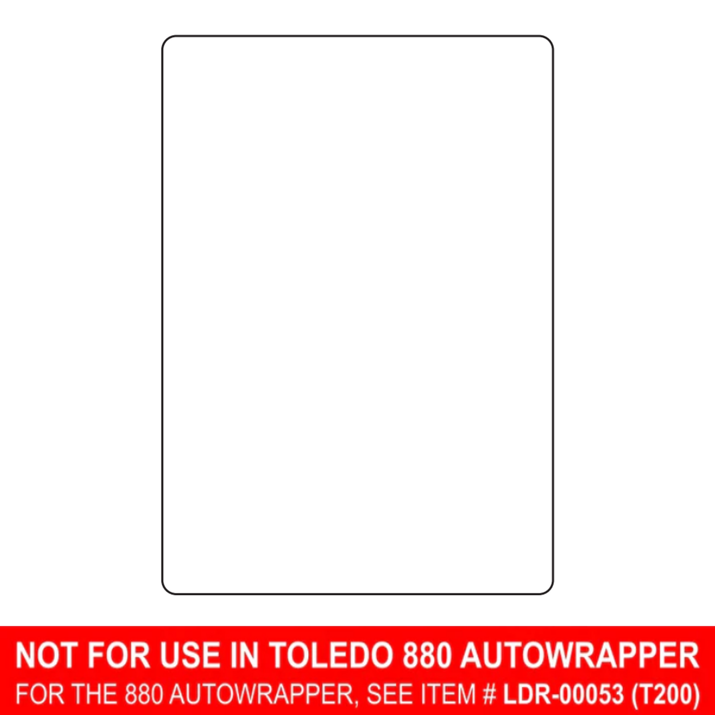 Toledo 315/317 Scale Labels (T190) | 2.625 x 3.75" | 2,500 Labels/Roll | 5 Rolls | 12,500 Labels