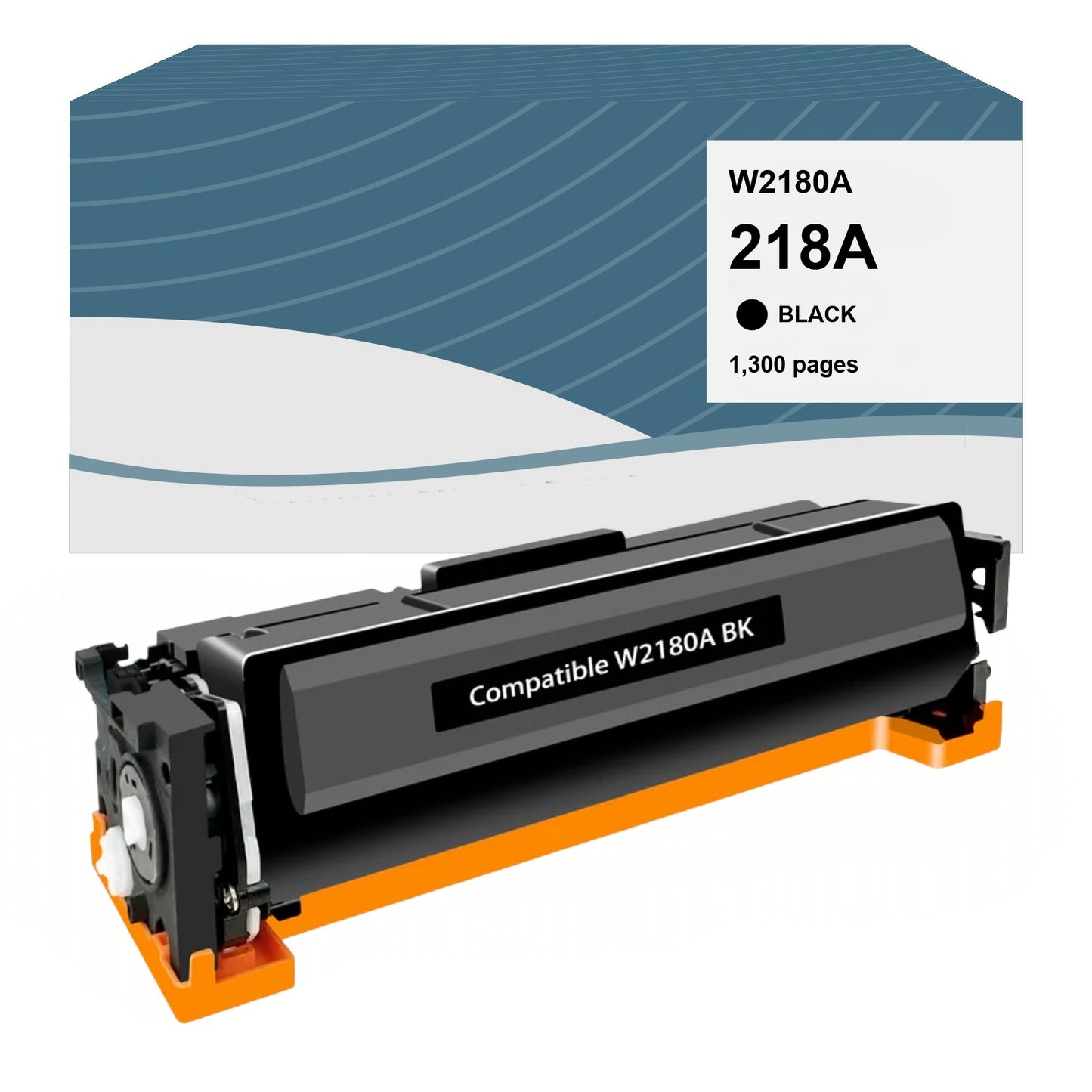 HP 218A Black High Yield Compatible Toner Cartridge [1,300 Pages]