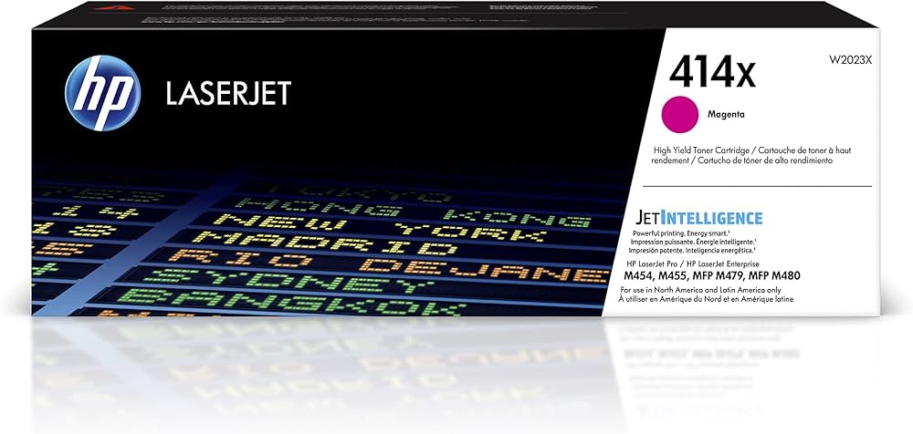 OEM HP 414X Magenta High Yield Toner Cartridge