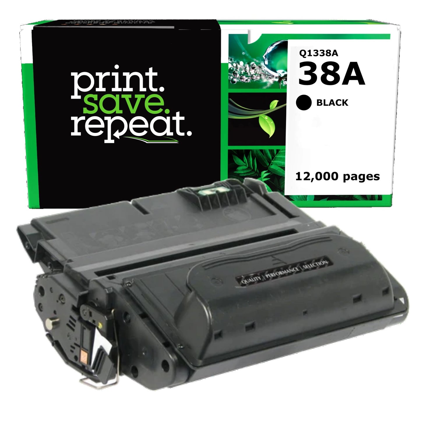 HP 38A (Q1338A) Remanufactured Toner Cartridge [12,000 pages]