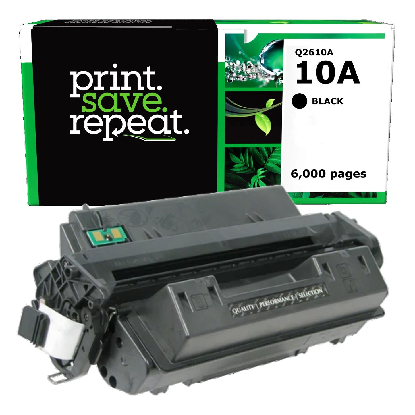 HP 10A (Q2610A) Remanufactured Toner Cartridge [6,000 pages]
