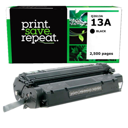 HP 13A (Q2613A) Remanufactured Toner Cartridge [2,500 pages]