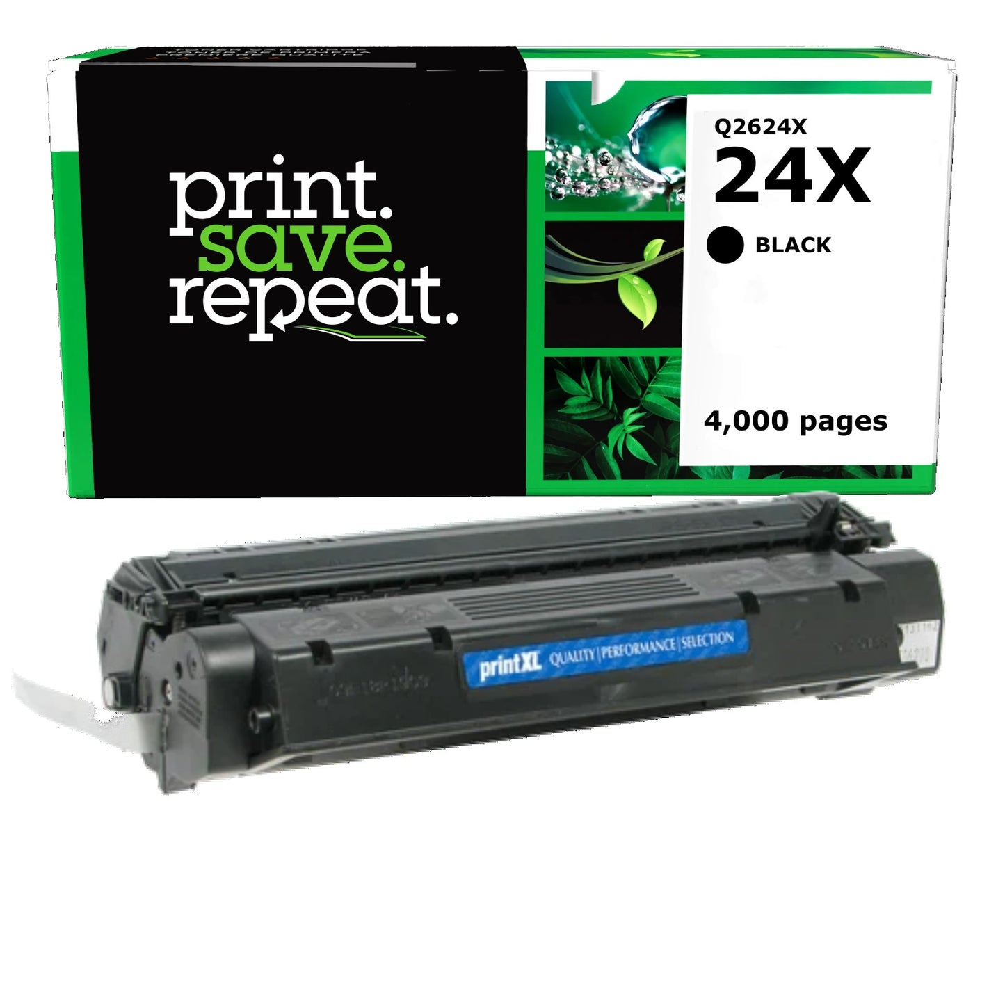 HP 24X (Q2624X) High Yield Remanufactured Toner Cartridge [4,000 pages]