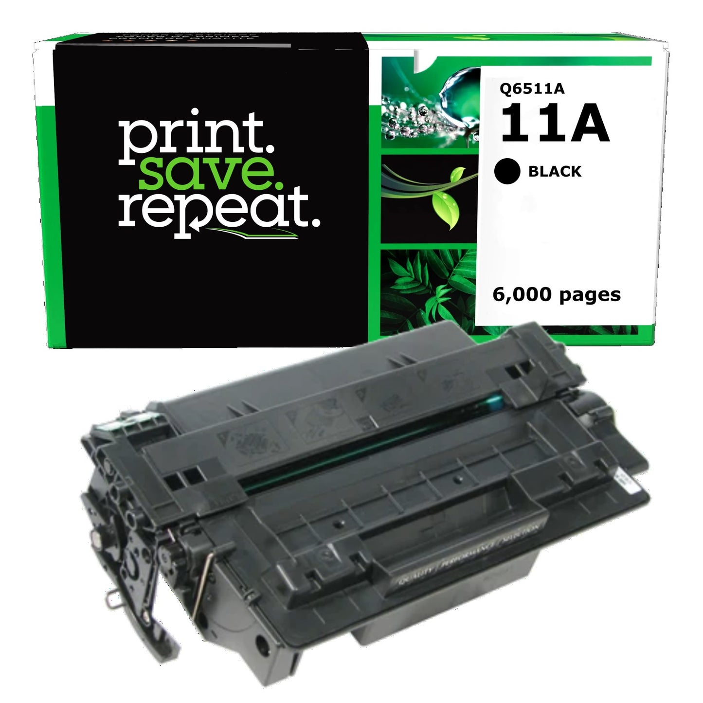 HP 11A (Q6511A) Remanufactured Toner Cartridge [6,000 pages]