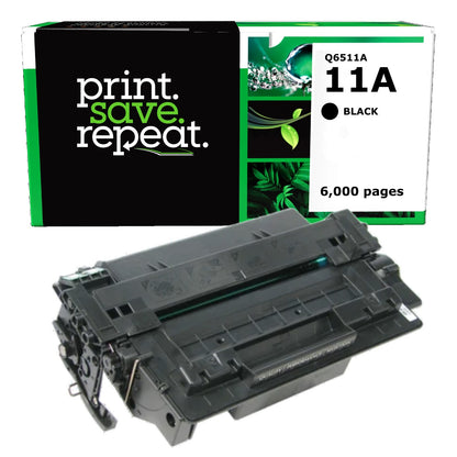 HP 11A (Q6511A) Remanufactured Toner Cartridge [6,000 pages]