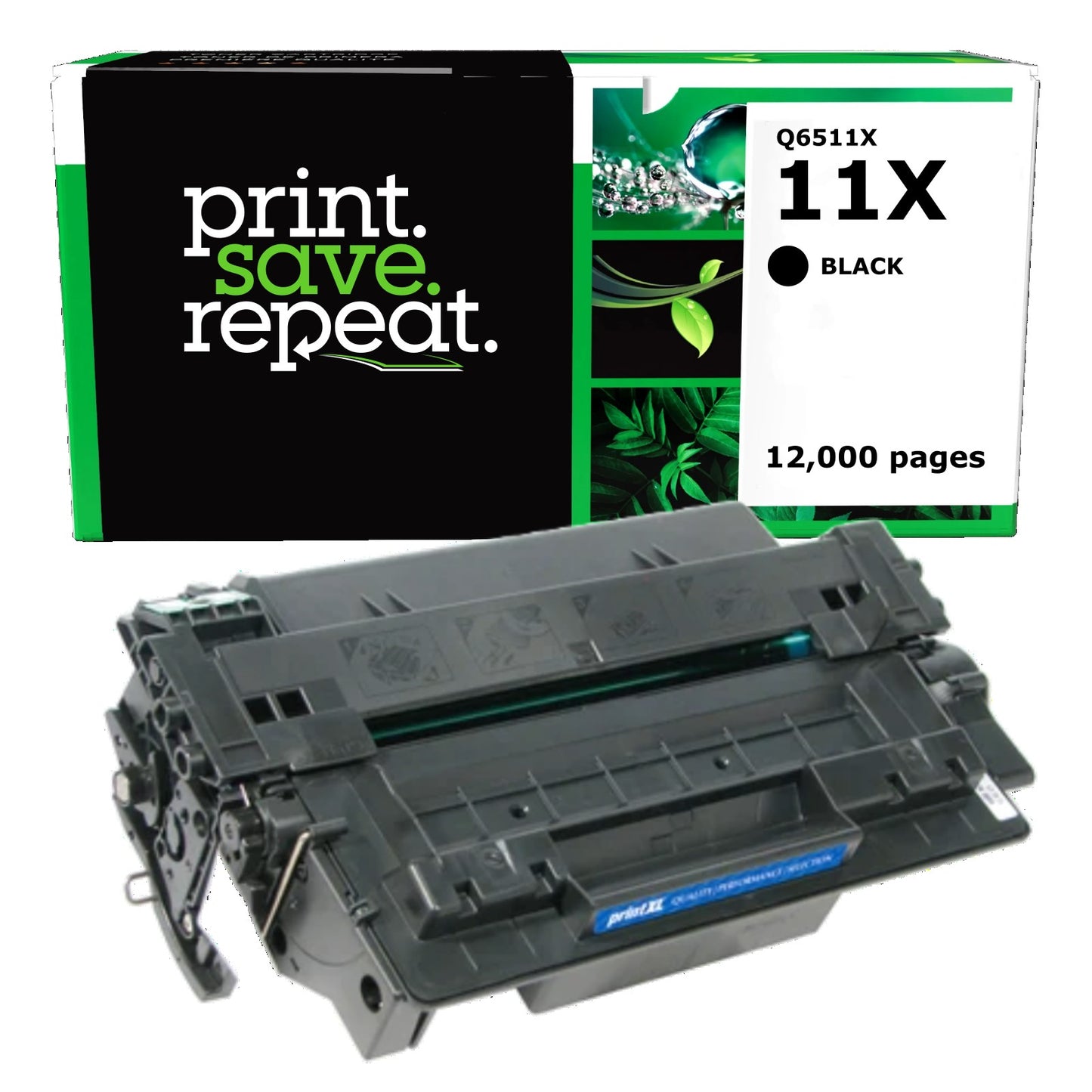 HP 11X (Q6511X) Remanufactured Toner Cartridge [12,000 pages]