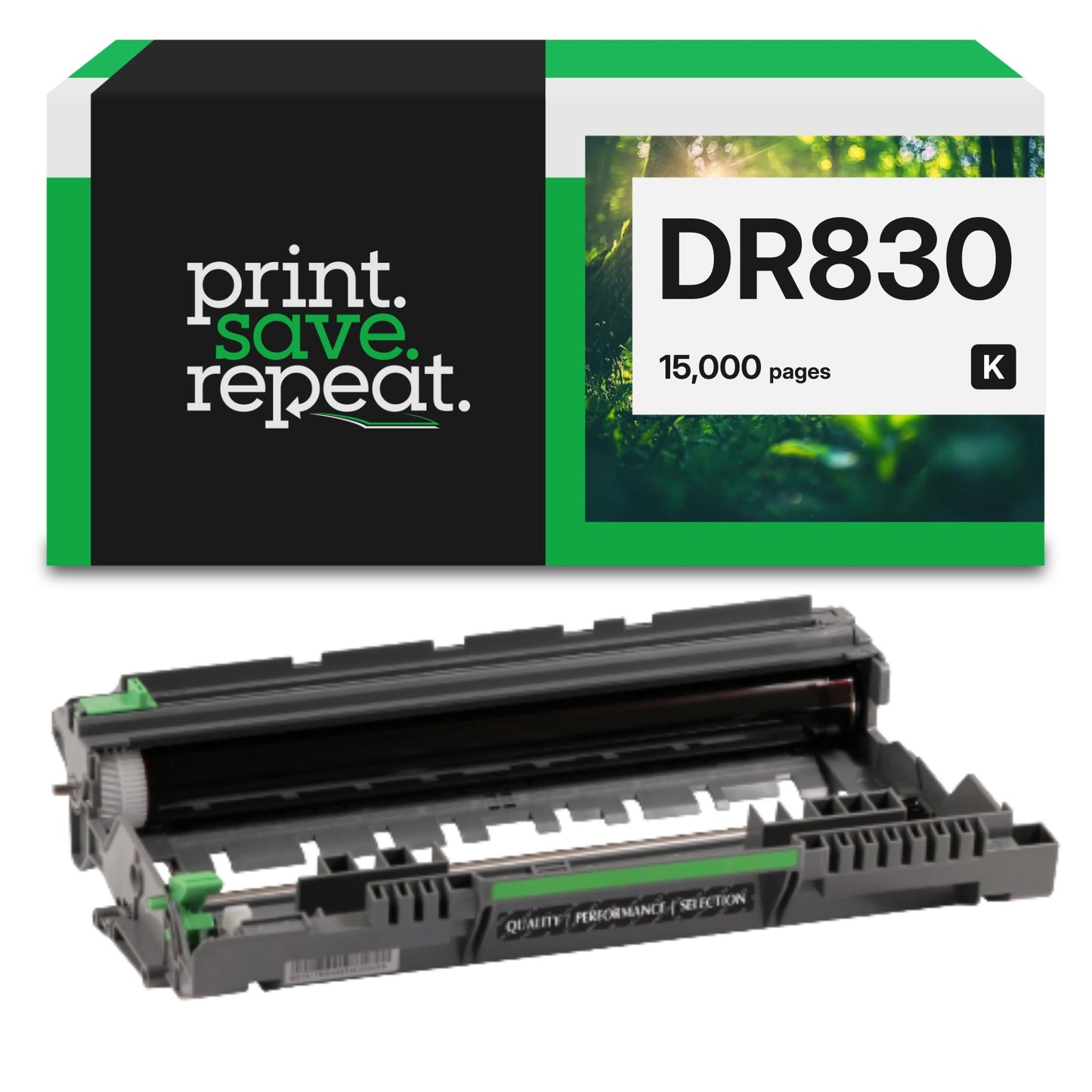 Brother DR-830 Remanufactured Drum Unit [15,000 Pages]