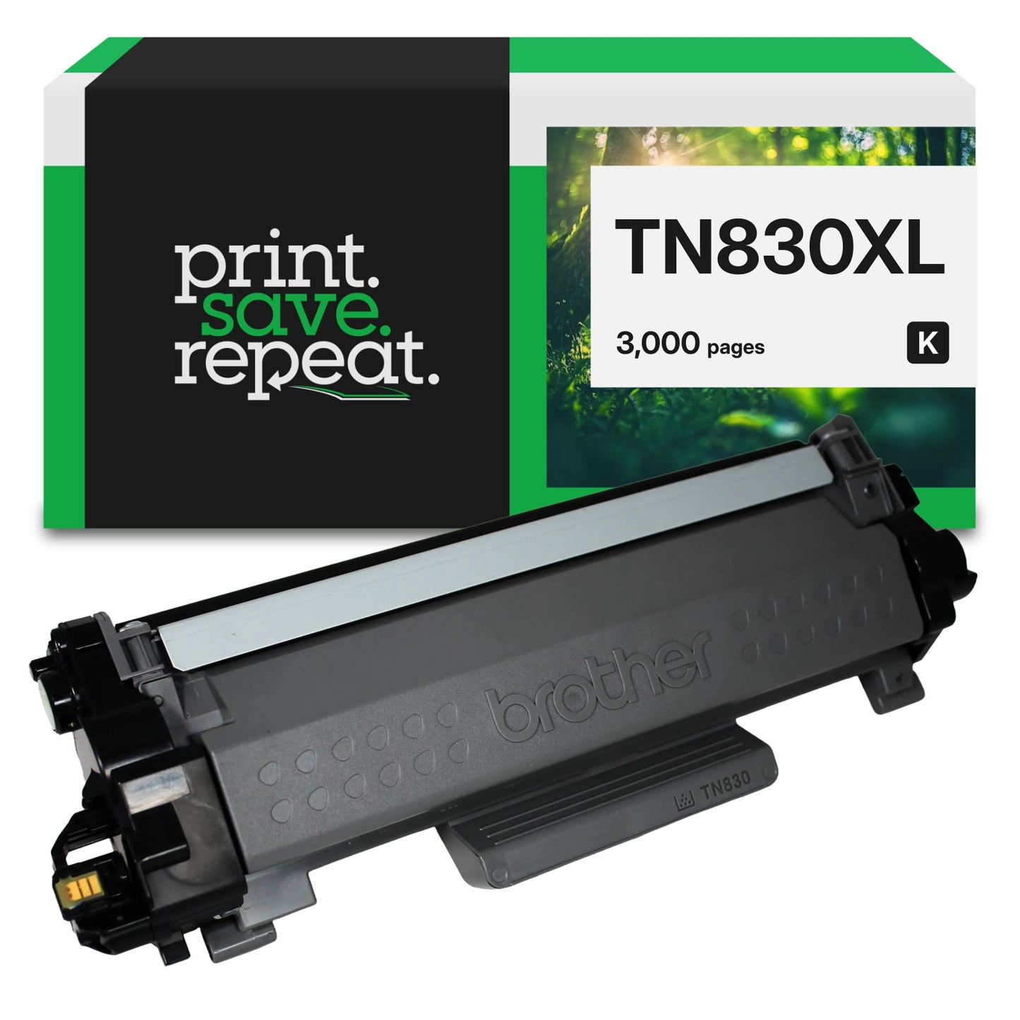 Brother TN-830XL Remanufactured Toner Cartridge [3,000 Pages]