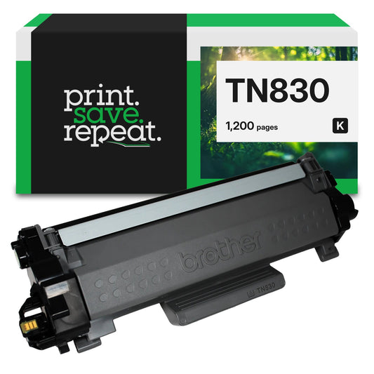 Brother TN-830 Remanufactured Toner Cartridge [1,200 Pages]