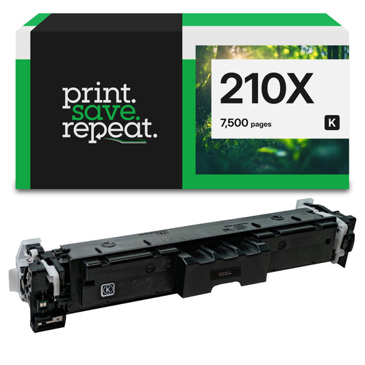 HP 210X Black (W2100X) High Yield Remanufactured Toner Cartridge [7,500 Pages]