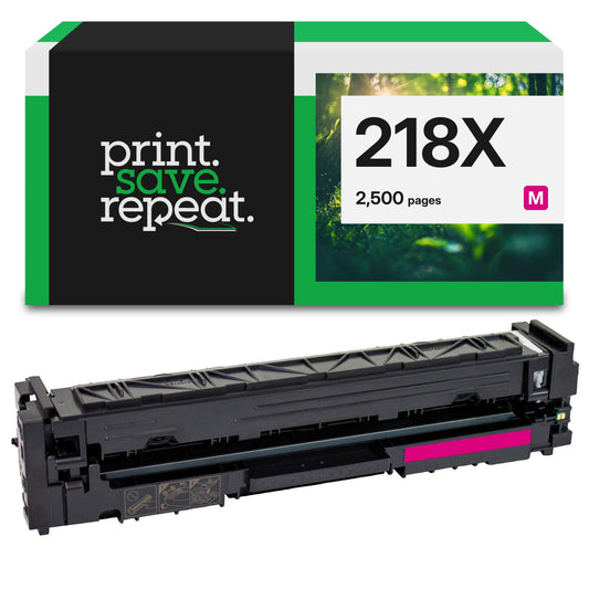 HP 218X Magenta (W2183X) High Yield Remanufactured Toner Cartridge [2,500 Pages]