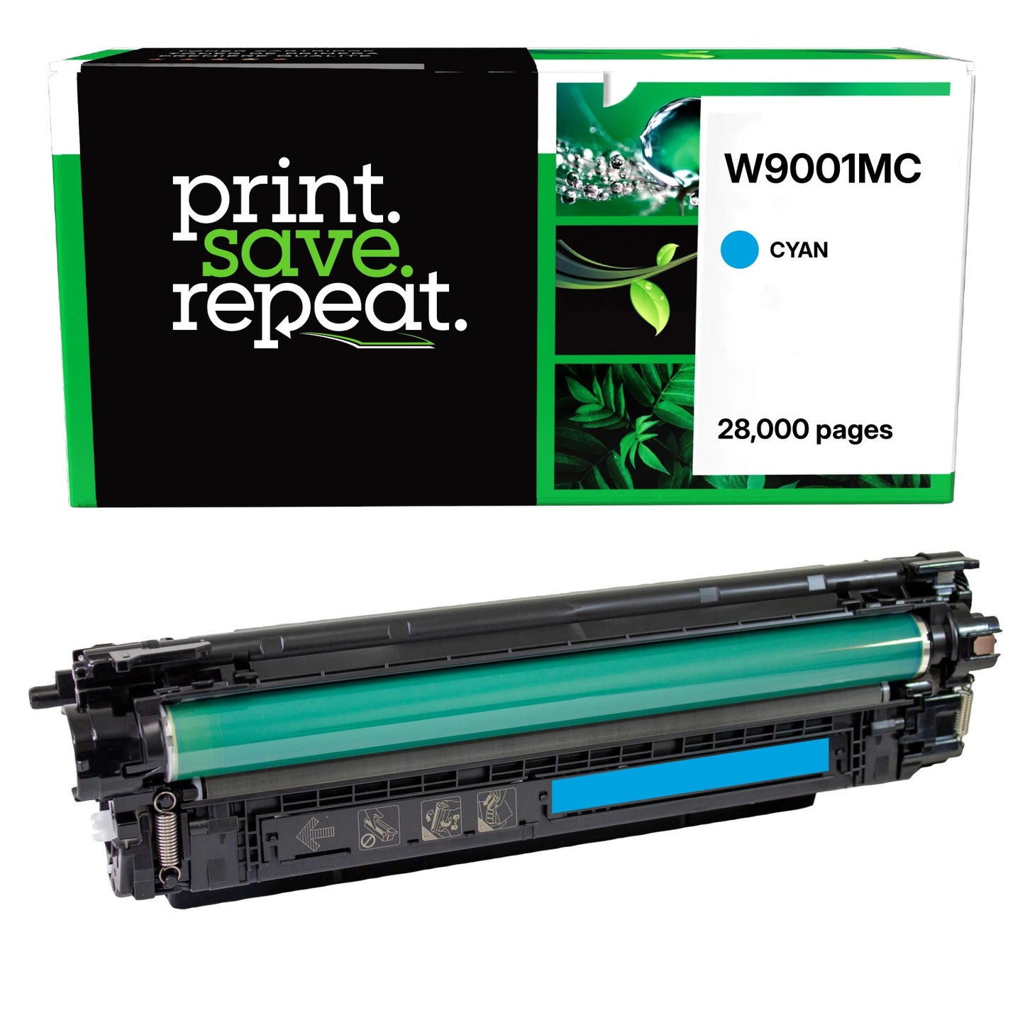 HP W9001MC Cyan Remanufactured Toner Cartridge [28,000 Pages]