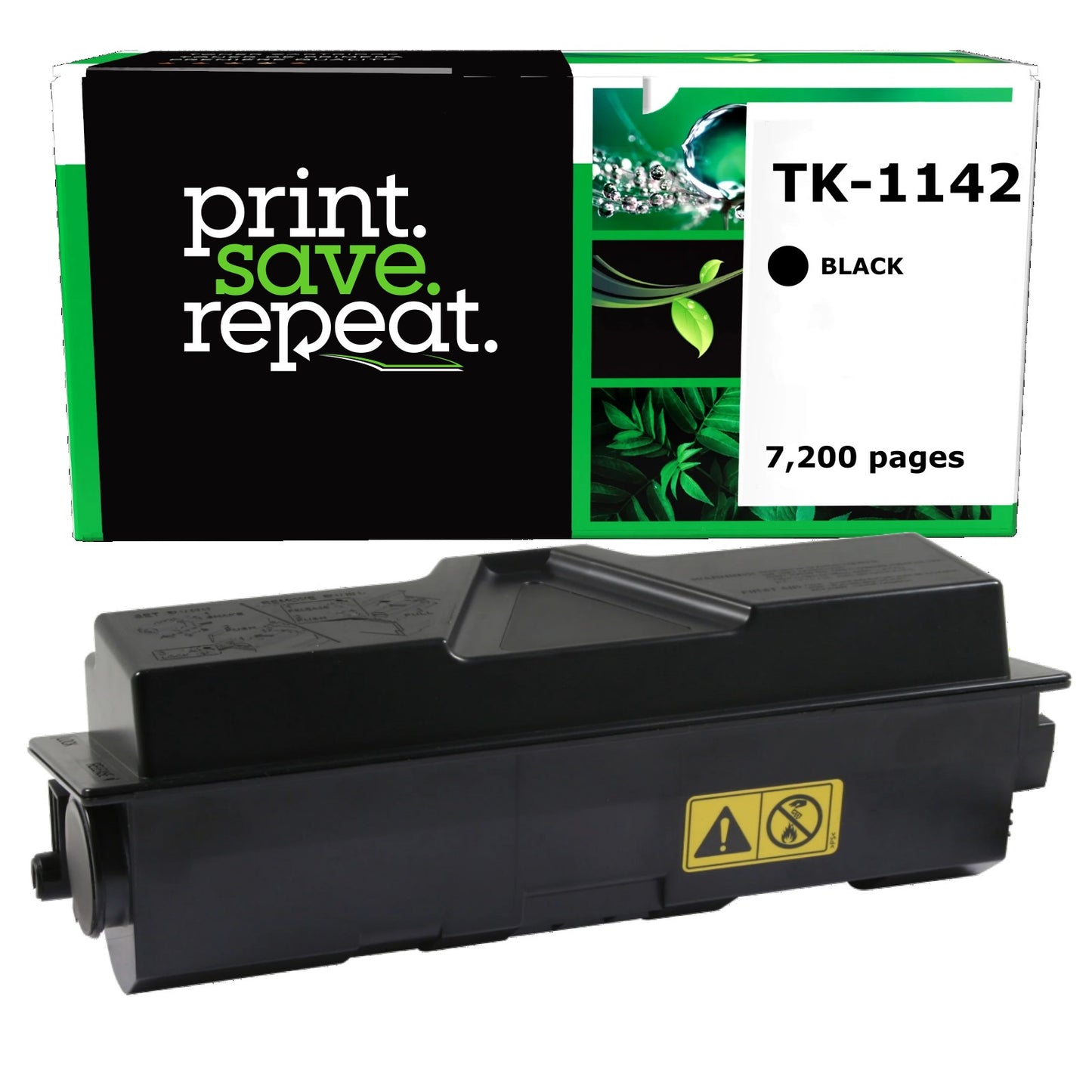 Kyocera Mita TK-1142 High Yield Compatible Toner Cartridge [7,200 Pages]