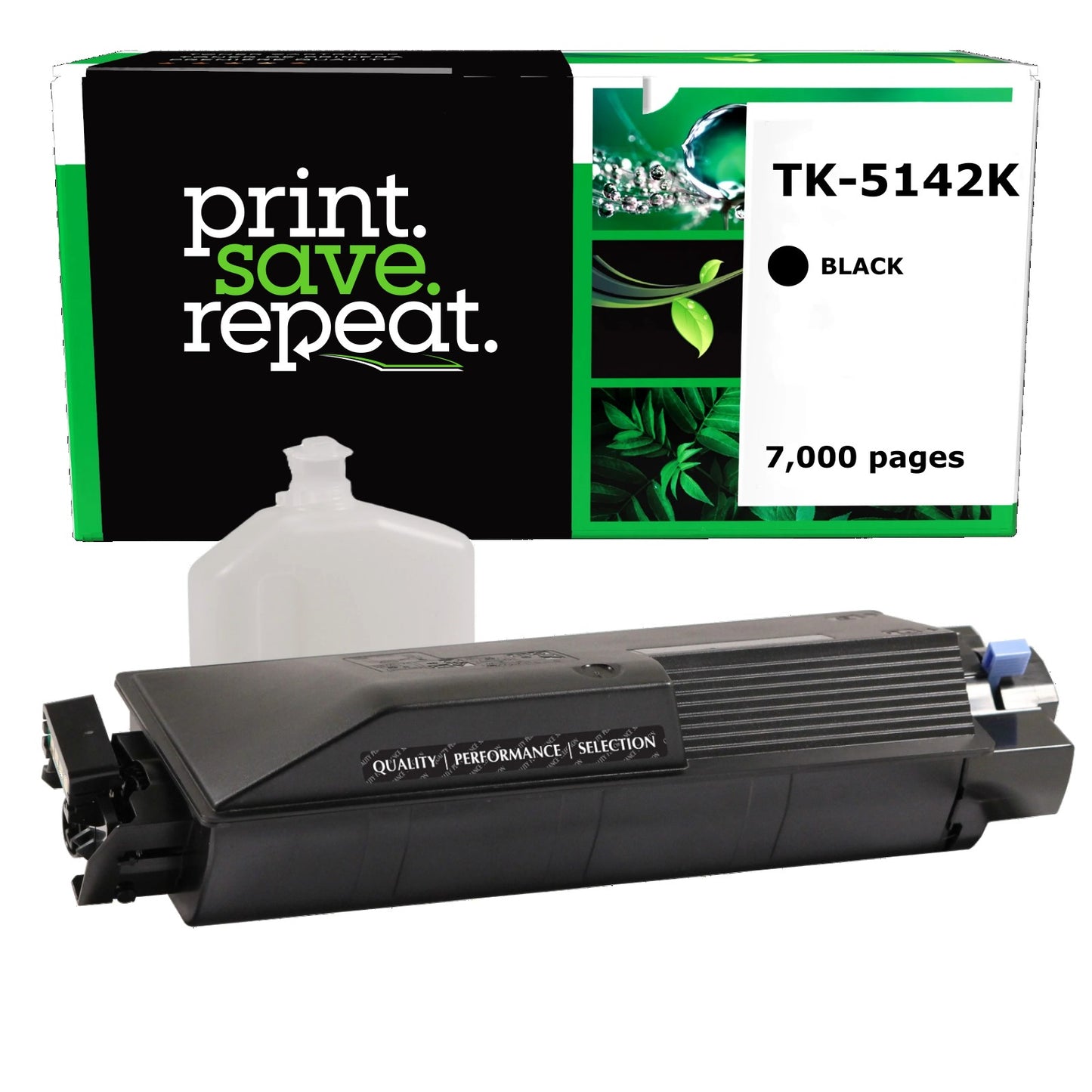 Kyocera Mita TK-5142K Black Compatible Toner Cartridge [7,000 Pages]
