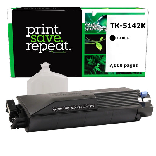 Kyocera Mita TK-5142K Black Compatible Toner Cartridge [7,000 Pages]