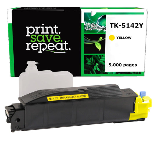 Kyocera Mita TK-5142Y Yellow Compatible Toner Cartridge [5,000 Pages]