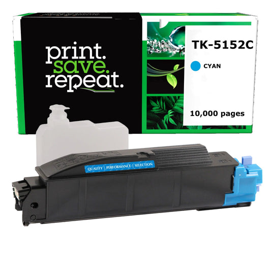 Kyocera Mita TK-5152C Cyan Compatible Toner Cartridge [10,000 Pages]