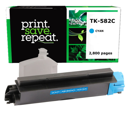 Kyocera Mita TK-582C Cyan Compatible Toner Cartridge [2,800 Pages]