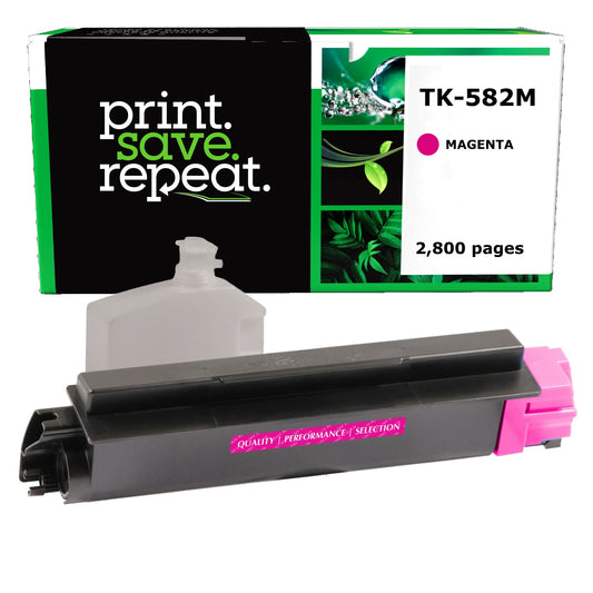 Kyocera Mita TK-582M Magenta Compatible Toner Cartridge [2,800 Pages]