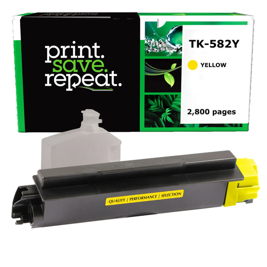 Kyocera Mita TK-582Y Yellow Compatible Toner Cartridge [2,800 Pages]