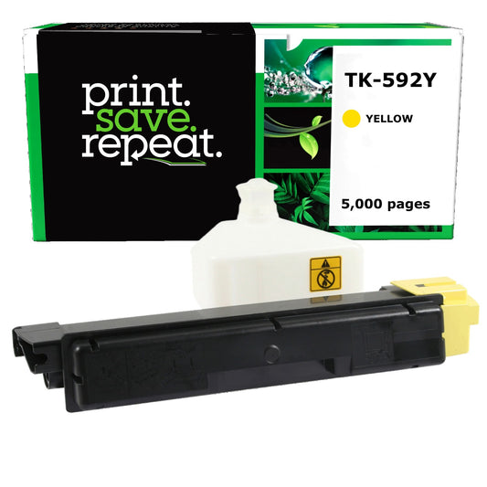 Kyocera Mita TK-592Y Yellow Compatible Toner Cartridge [5,000 Pages]