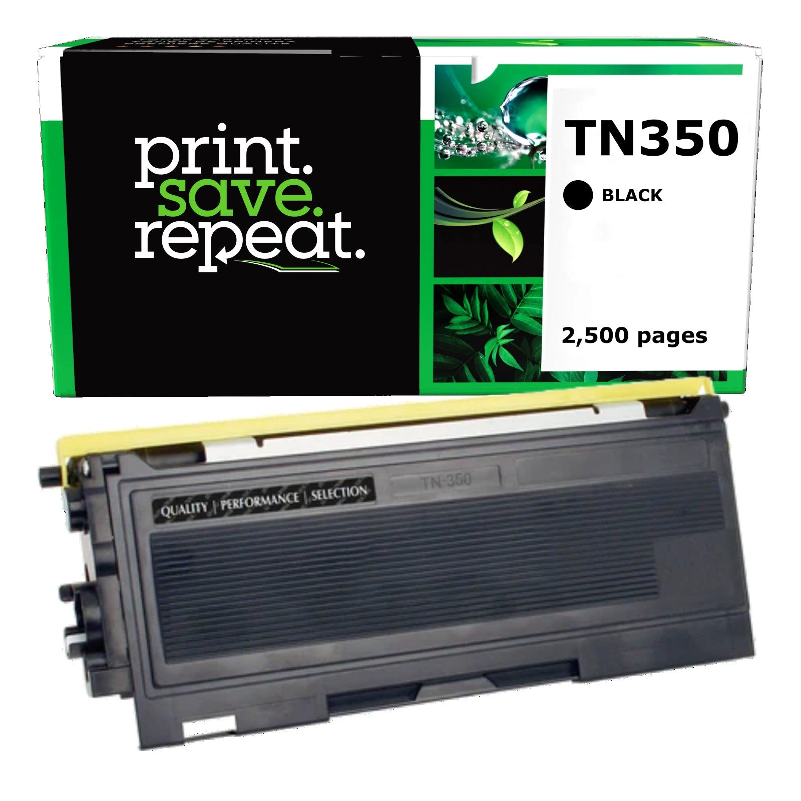 Brother TN-350 Remanufactured Toner Cartridge [2,500 Pages]